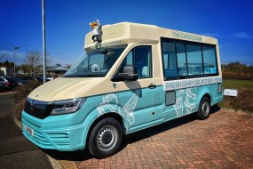 Our new modern ice cream van.