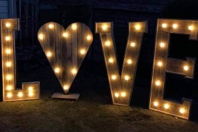 Rustic Love Lights