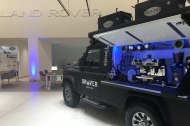 Land Rover coffee vehicle machine
