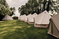 Bell Tent Village for a wedding near Cirencester - Brilliant Bell Tent Hire