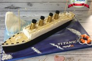 Titanic anniversary cake
