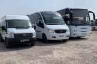 A selection of our fleet we have 16-70 seaters