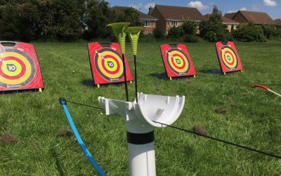 soft archery is perfect for tight spaces or little ones