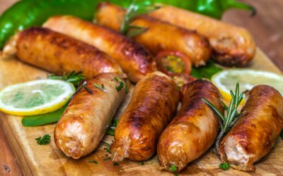 Finest local sausages used