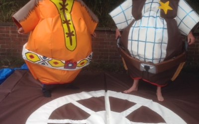 sumo wrestling suits hire St Helens, Wigan, Warrington, Widnes, Leigh and more!