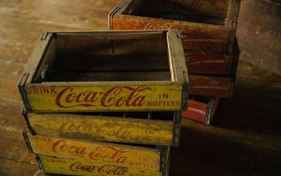 Genuine US Coca-Cola boxes..