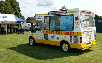 Staffordshire Ice cream van hire 