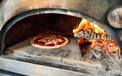 Wood burning oven