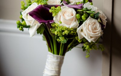 bouquet with calla lilies