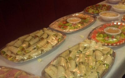 catering/buffets £3.25