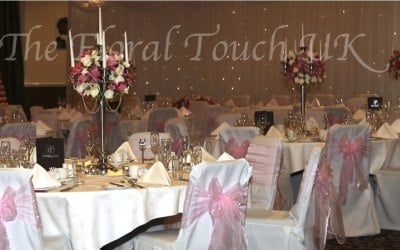 5 Arm Candelabra Centrepiece Hire with or without Floral Arrangement