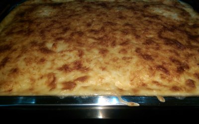 pastichio (macaroni cooked in the oven )