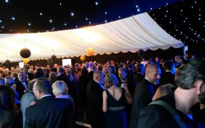 Gala event for 500 enthusaists celebrating their rugby club's 150th anniversary