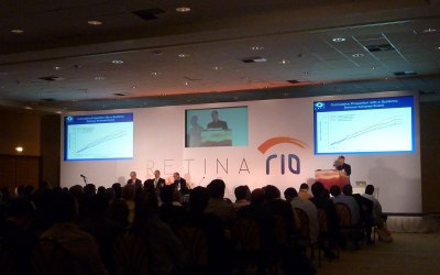 3 screen stage set in Rio for medical conference