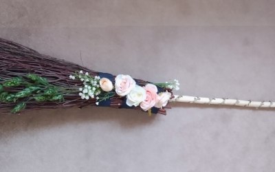 hand made broom for 'jmping the broom' ceremony