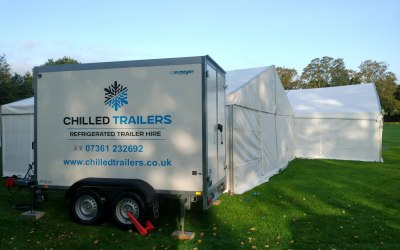 Fridge trailer supplied for wedding