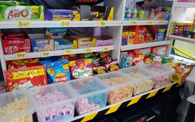 Lots of retro sweets