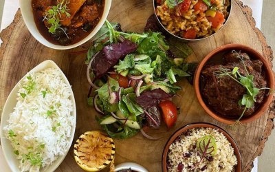 Moroccan sharing platter 