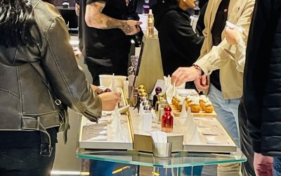 Canapes for a global fragrance company