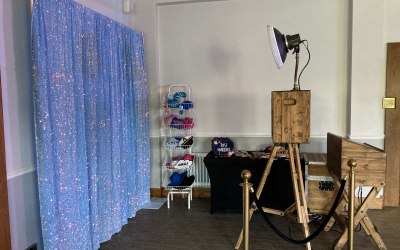 Rustic Photobooth - range of backdrops available 