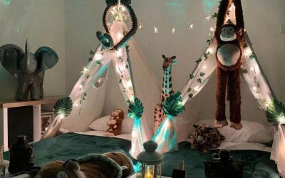Check out these incredible jungle themed tents!