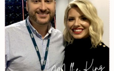 With Mollie King in London