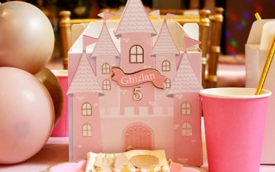 Personalised Princess Castle Party Boxes