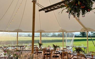 Pole tent weddings