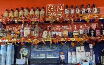 Our bar full of Kentish spirits from Tunbridge Wells to Whitstable