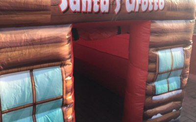 Inflatable Santa's Grotto available to hire in St Helens, Wigan, Warrington, Widnes, Leigh and more!
