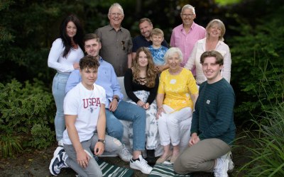 Family reunion photography