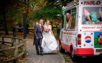 A lovely park wedding we attended 