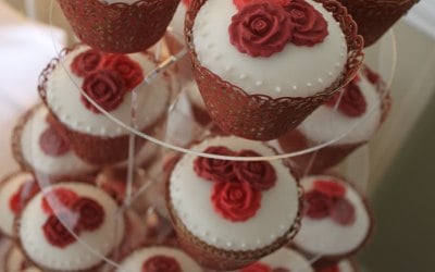 Decorated cupcakes 