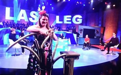 I made an appearance on tv show The Last Leg on channel 4