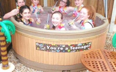 Hot Tub Hire for a garden party
