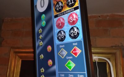 Our Roulette display system really adds to the Casino experience. 
