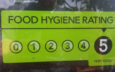 5 star rating from Bournemouth Council