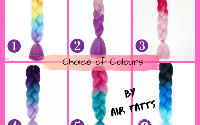 Coloured Hair choices for parties