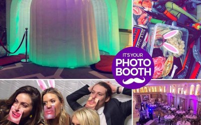 Wing-Dome Inflatable LED Photo Booth