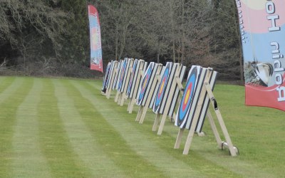 Mobile archery unit at Robin Hood Events