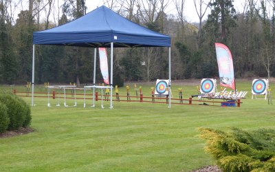 Mobile archery unit at Robin Hood Events