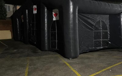 Inflatable/ Pop up nightclub can be set up anywhere- all sizes available