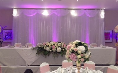 Add extra depth to your event with up-lighting