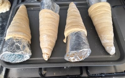 Bread cones made for events 