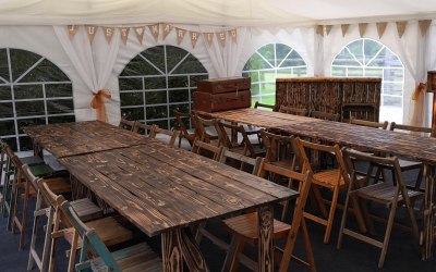 Jigsaw 36 Rustic style marquee package