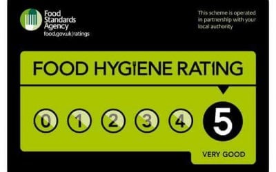5 star food hygiene rate for 9 year