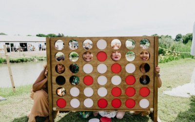 Connect 4 - Our games make for great photo opportunities!