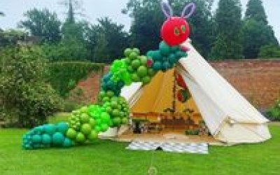 Hungary Caterpillar themed garland 