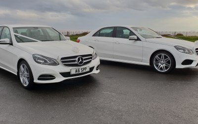 Our 2 lovely Mercedes cars