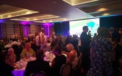 Entertaining at the Highland Ladies Business Awards